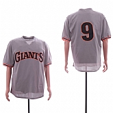 Giants 9 Matt Williams Gray BP Mesh Jersey Sguo,baseball caps,new era cap wholesale,wholesale hats